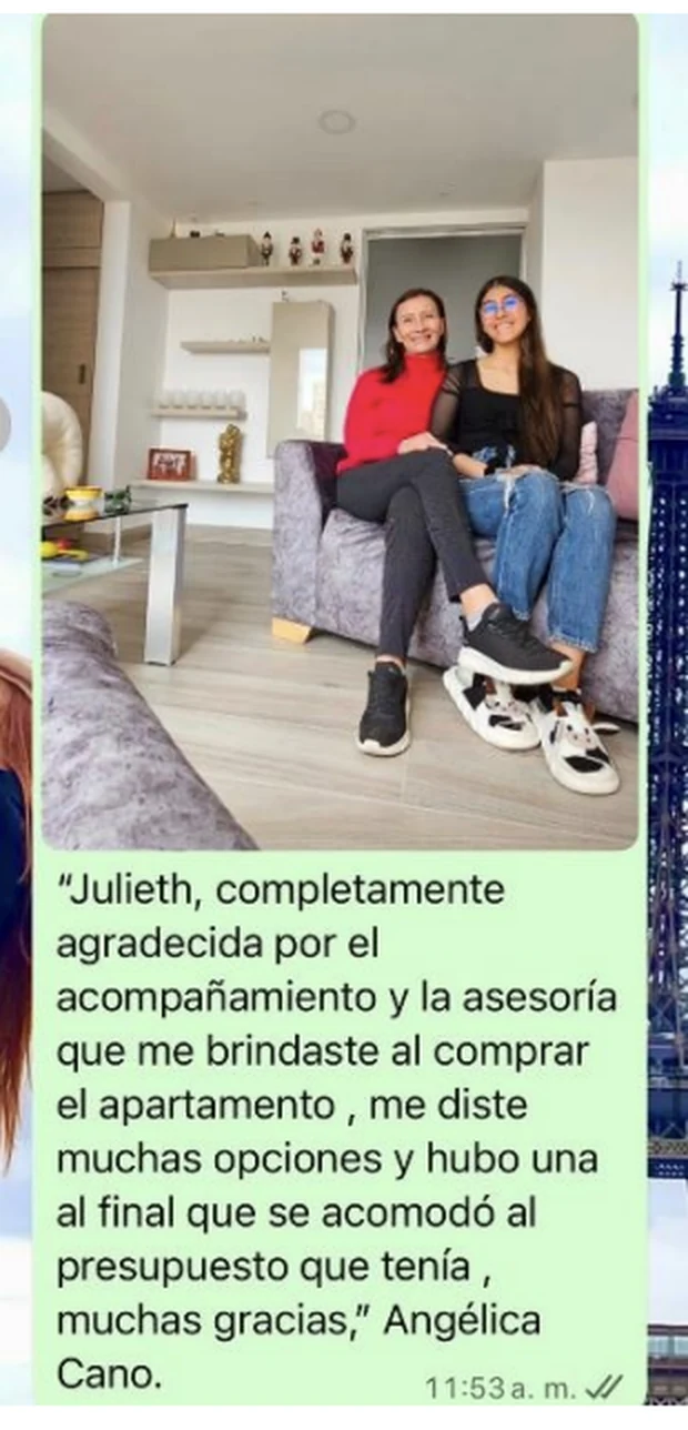 Testimonio de Angélica Cano de Inmuebles Marulanda
